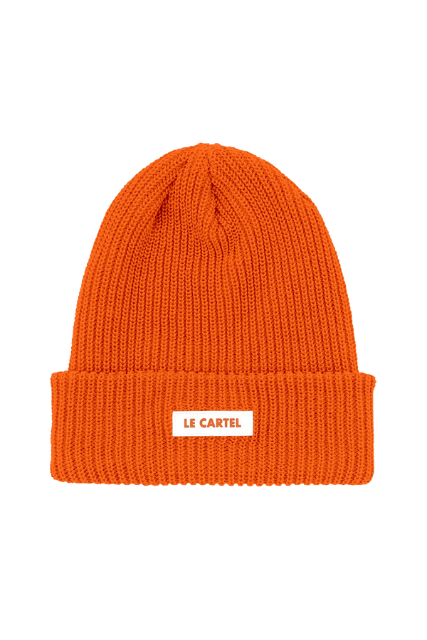 CHUNKY・Tuque grosse maille・Orange