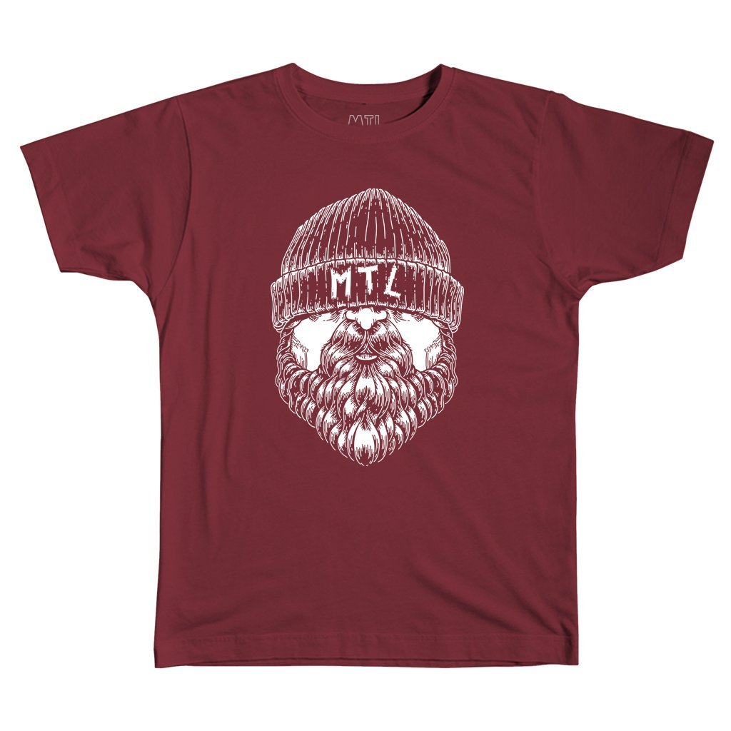 LE BARBU・T-shirt bourgogne unisexe - Le Cartel