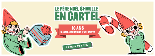 La nouvelle collection « Le Père Noël s'habille en CARTEL » est maintenant disponible !