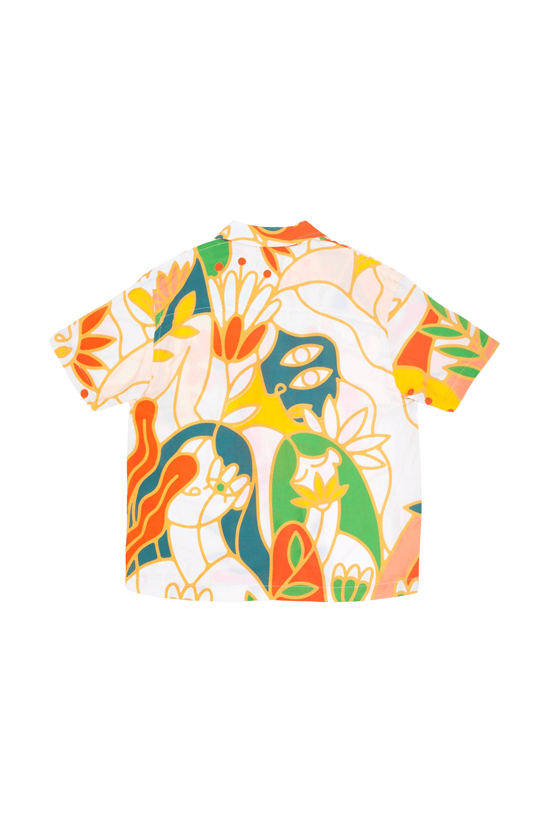 SOLSTICE・Printed shirt・Orange