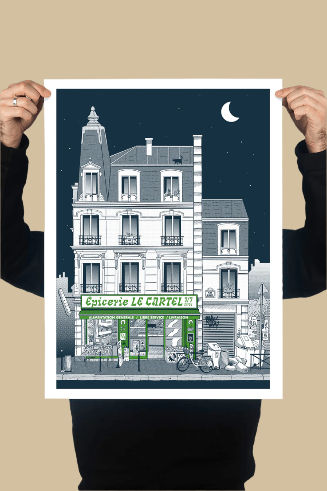 L'ÉPICERIE LE CARTEL・Impression numérique sur papier