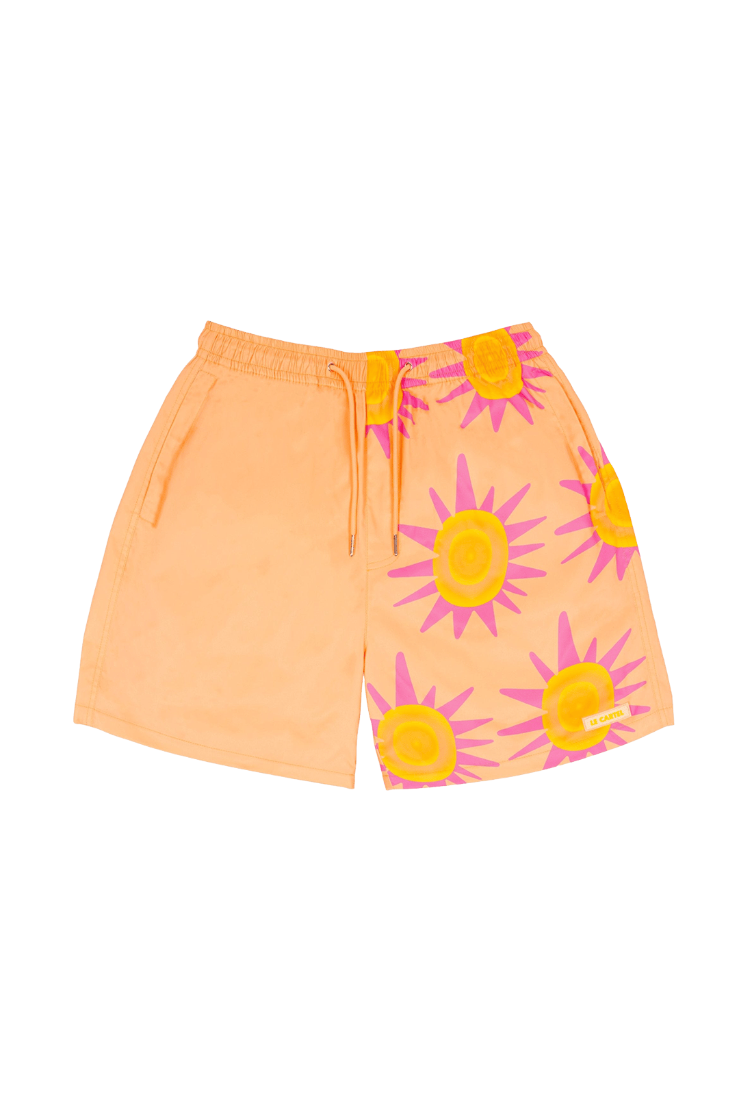 BURNING SUN・Printed shorts・Peach