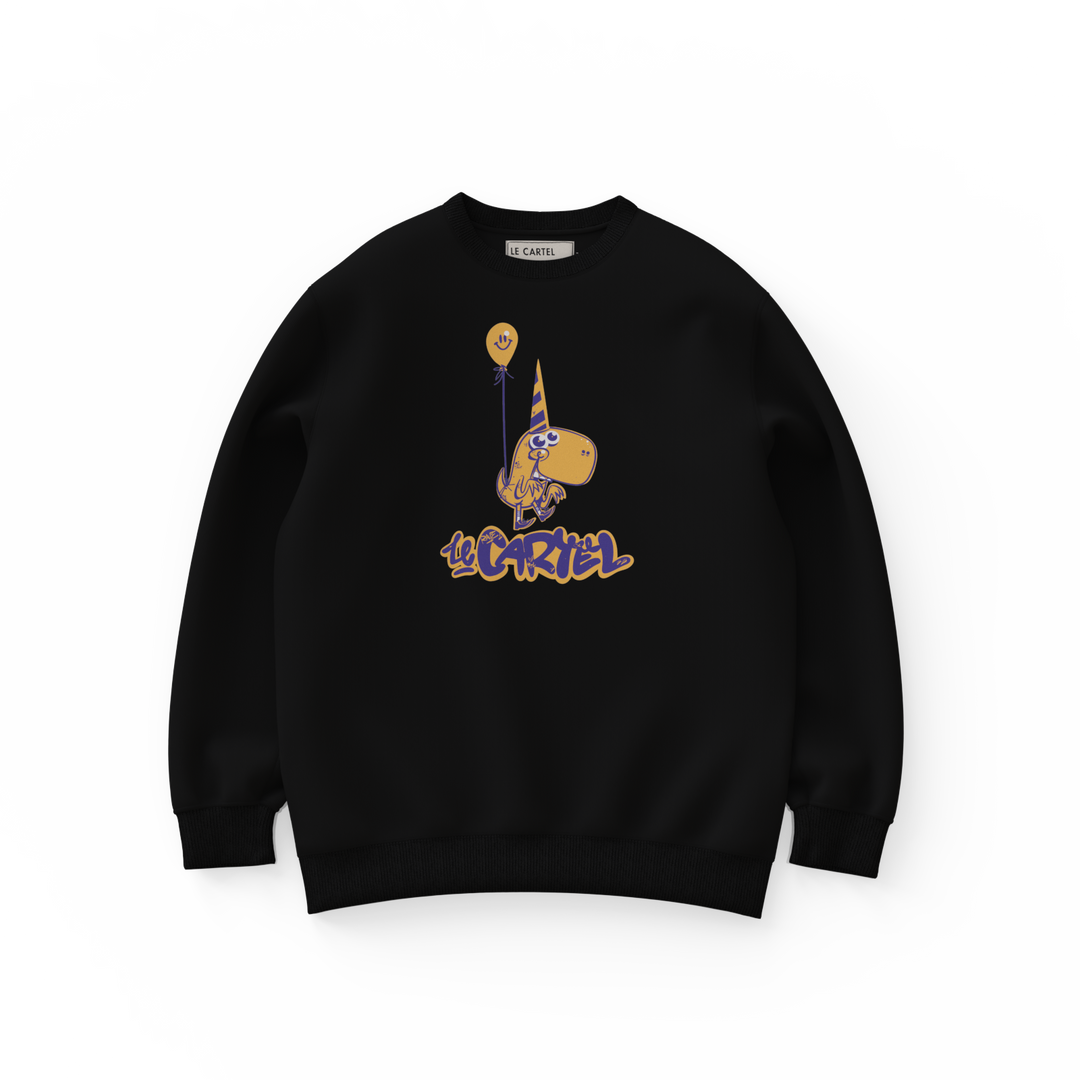 10 YEARS・Crewneck unisexe・Noir