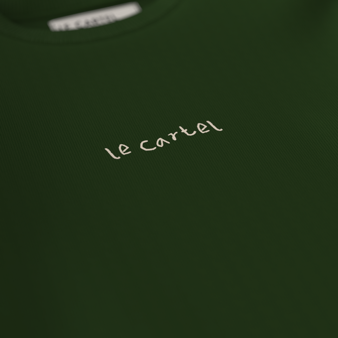 DEAR SANTA・Crewneck unisex・Forest green