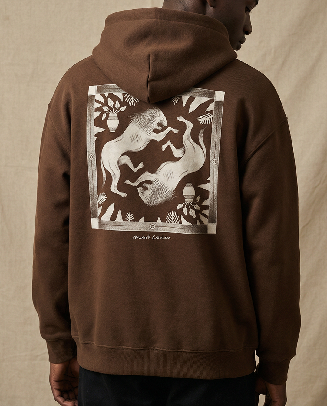 NEMEA・Unisex hoodie・Brown