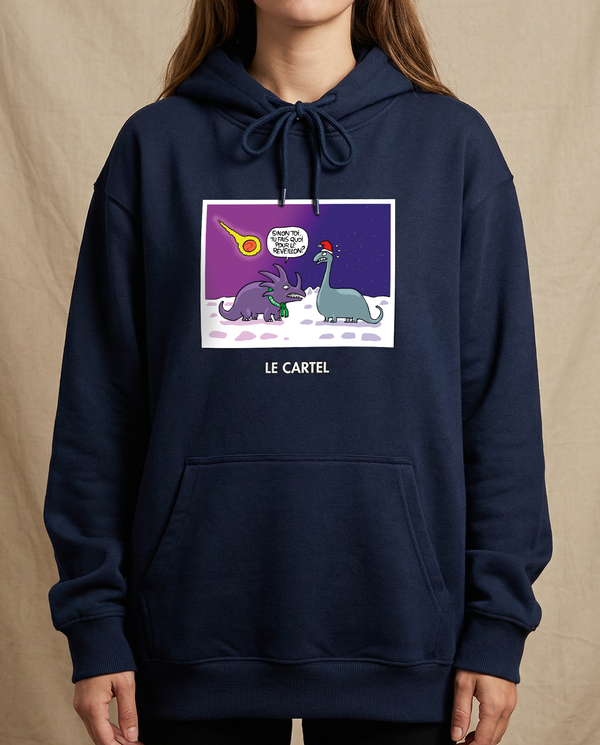 THE END・Hoodie unisexe・Bleu marin