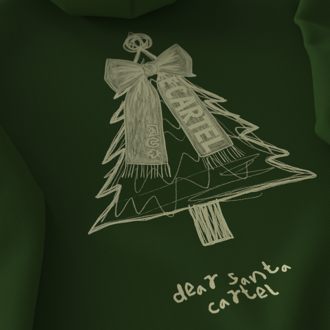 DEAR SANTA・Hoodie unisexe・Vert forêt