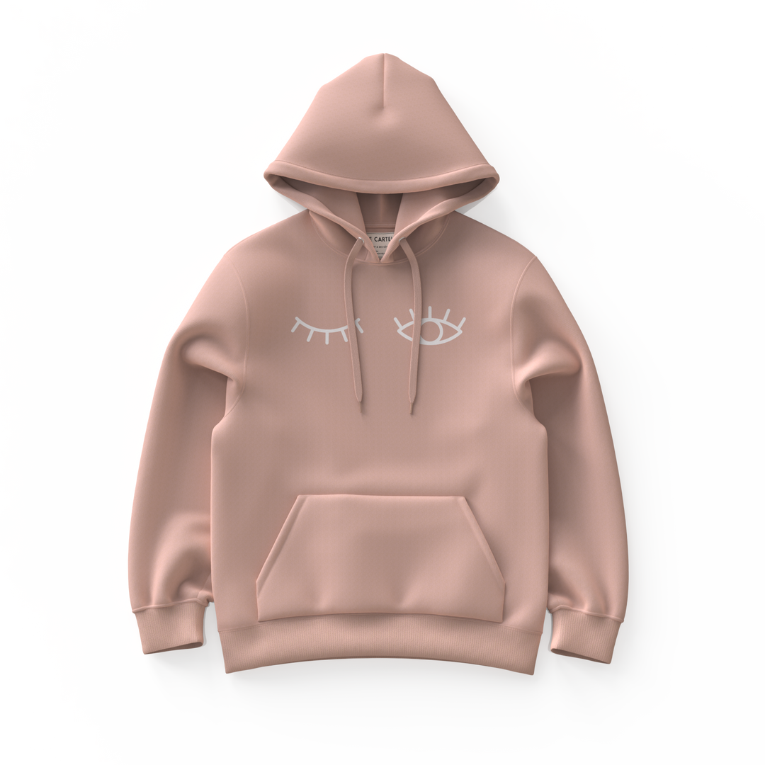 CLIN D'ŒIL・Hoodie unisex・Dust pink