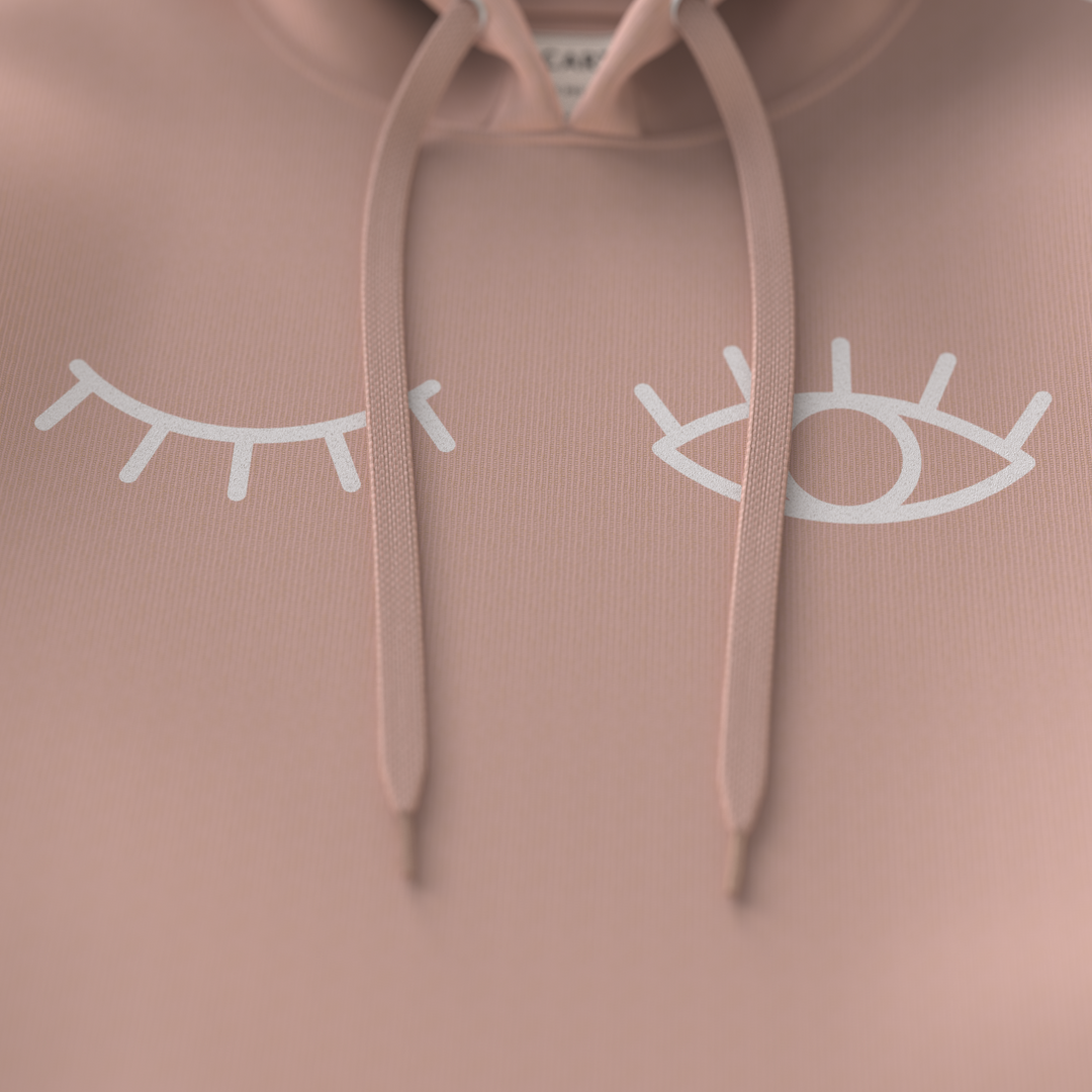 CLIN D'ŒIL・Hoodie unisex・Dust pink