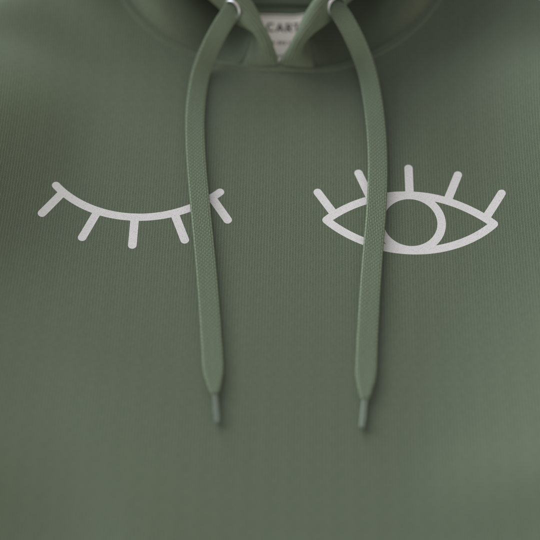 CLIN D’ŒIL・Hoodie unisexe・Vert sauge