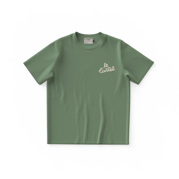 WINTER IS OVER・T-shirt ample unisexe・Vert délavé