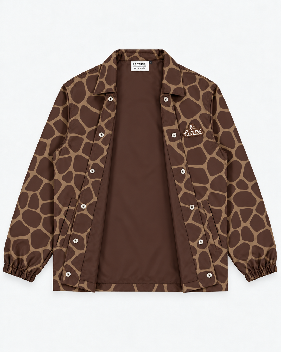 NID DE POULE・Coach Jacket imperméable・All over