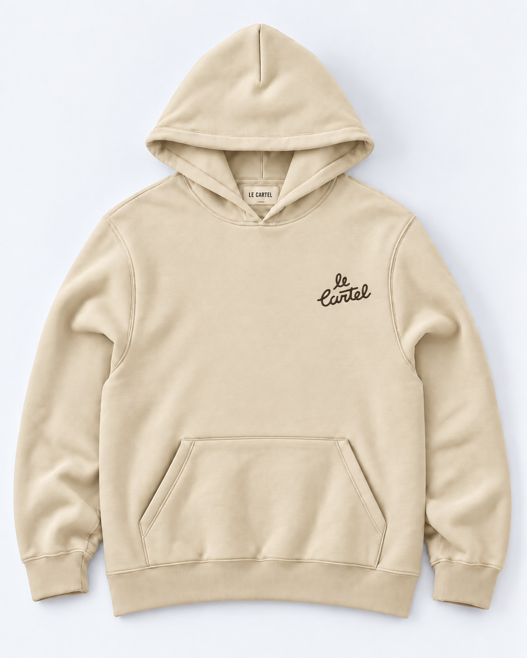 NEW OG・Unisex embroidered hoodie・Cream