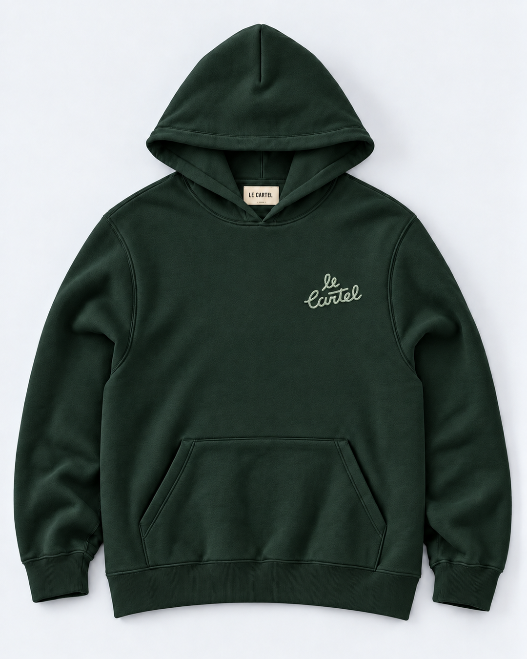 NEW OG・Unisex embroidered hoodie・Green