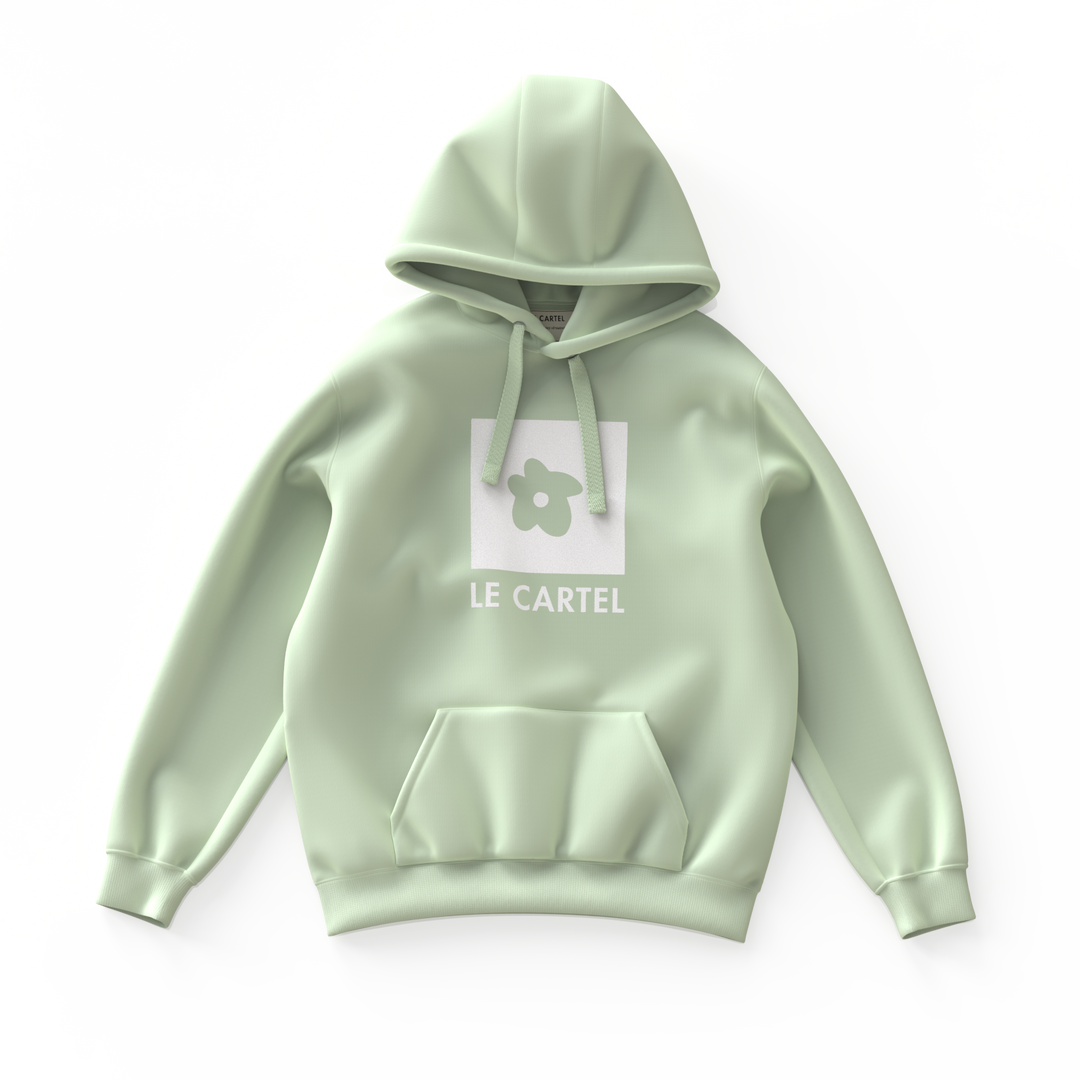 BOUTON D’OR . Hoodie unisexe . Vert