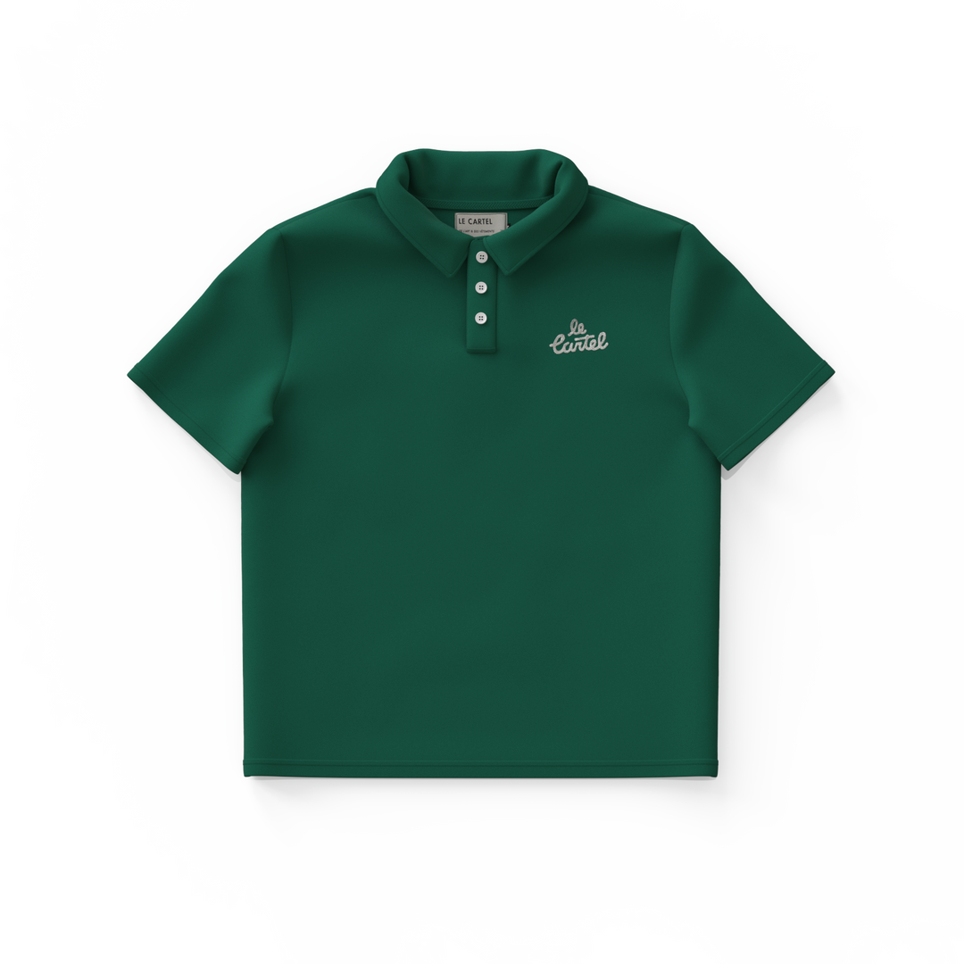 OG・Polo piqué unisexe・Vert