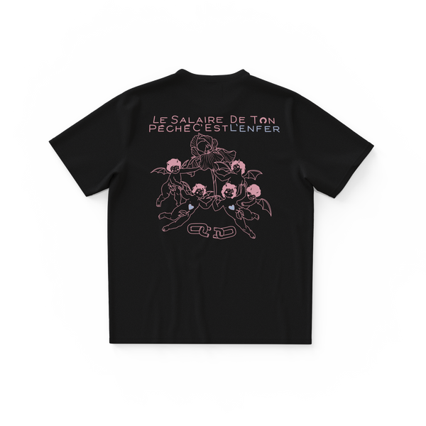 LE SALAIRE DE TON PÉCHÉ・Unisex T-shirt・Black