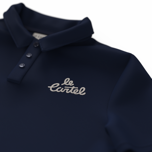 OG・Polo piqué unisexe・Bleu marin
