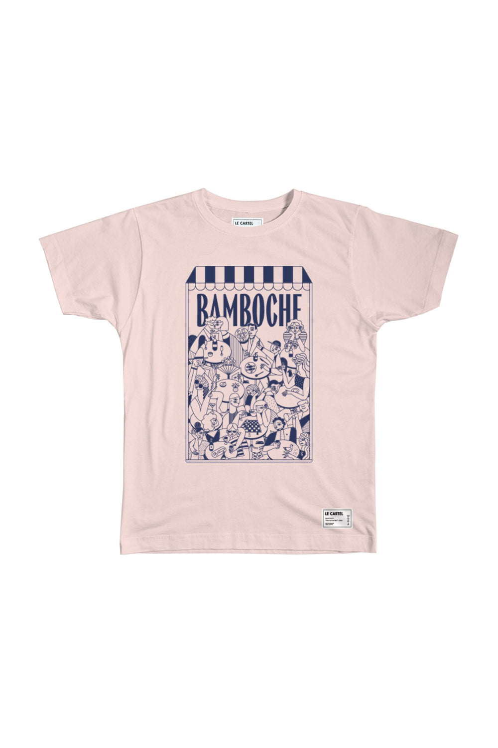 BAMBOCHE・T-shirt unisexe・Rose poudré - Le Cartel