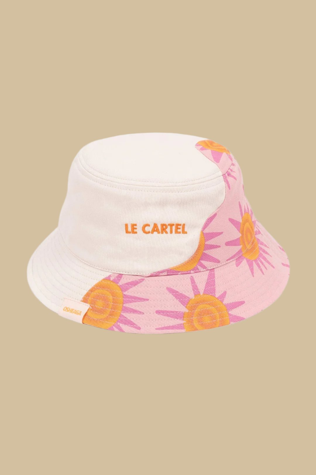 BURNING SUN・Bucket hat brodé・Sable - Le Cartel