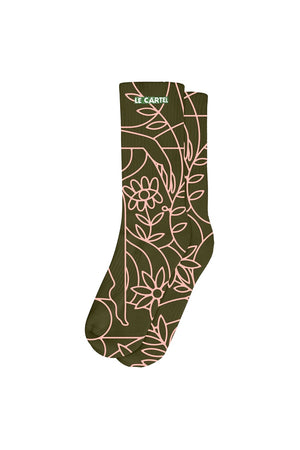 CATIMINI・Chaussettes tissées・Vert - Le Cartel