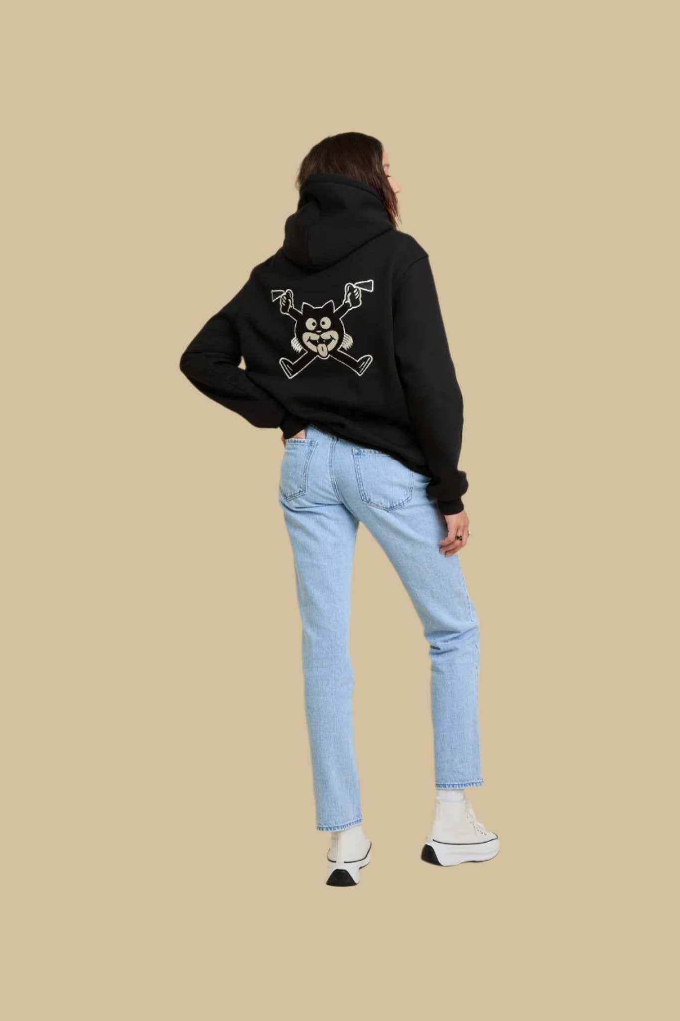 CHATCON・Hoodie unisexe・Noir