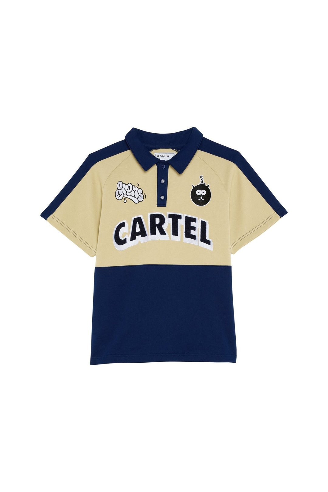 CHATCON・Polo piqué unisexe・Bleu - Le Cartel