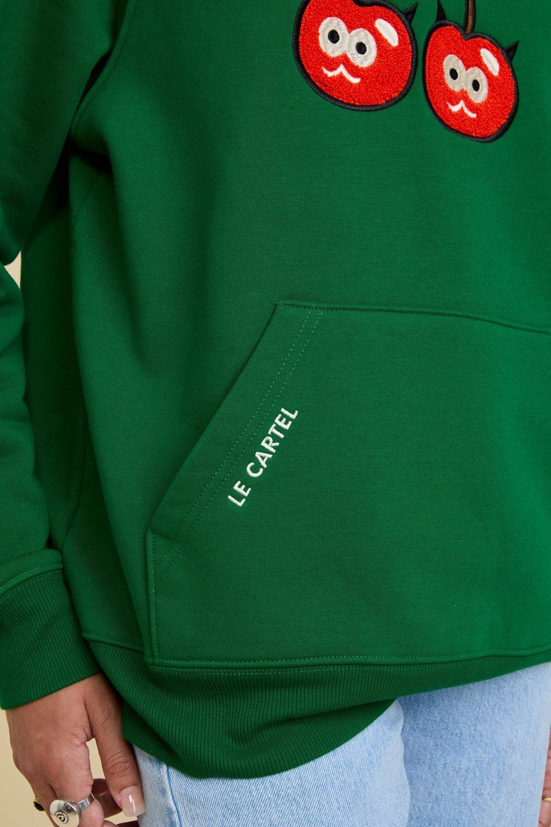 CHERISE・Hoodie unisexe・Vert - Le Cartel