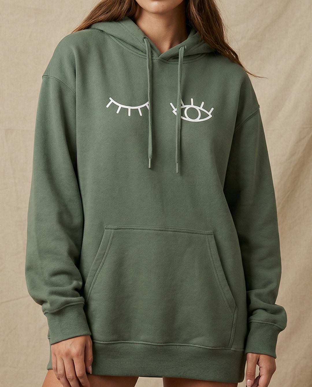 CLIN D’ŒIL・Hoodie unisexe・Vert sauge