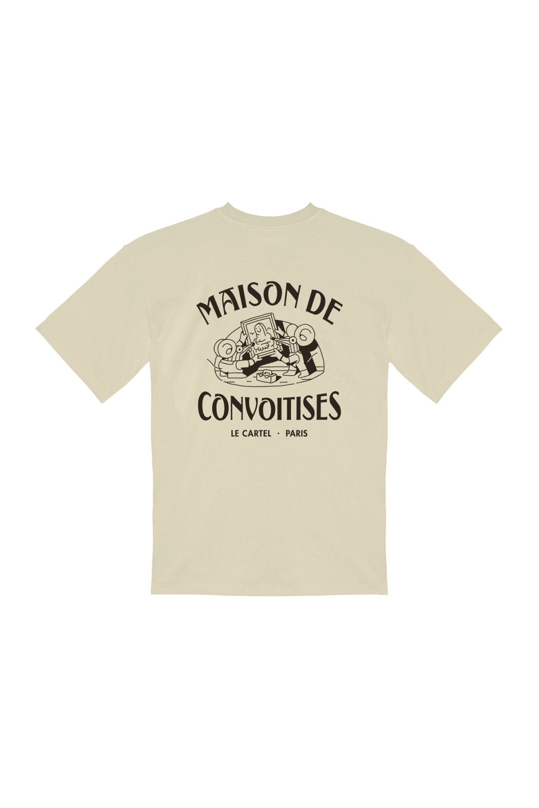 MAISON DE CONVOITISES・T-shirt unisexe・Blanc cassé - Le Cartel