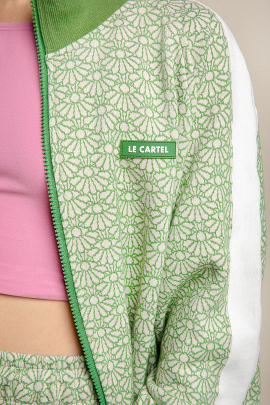 MOSAÏQUE・Pantalon tissé・Vert - Le Cartel