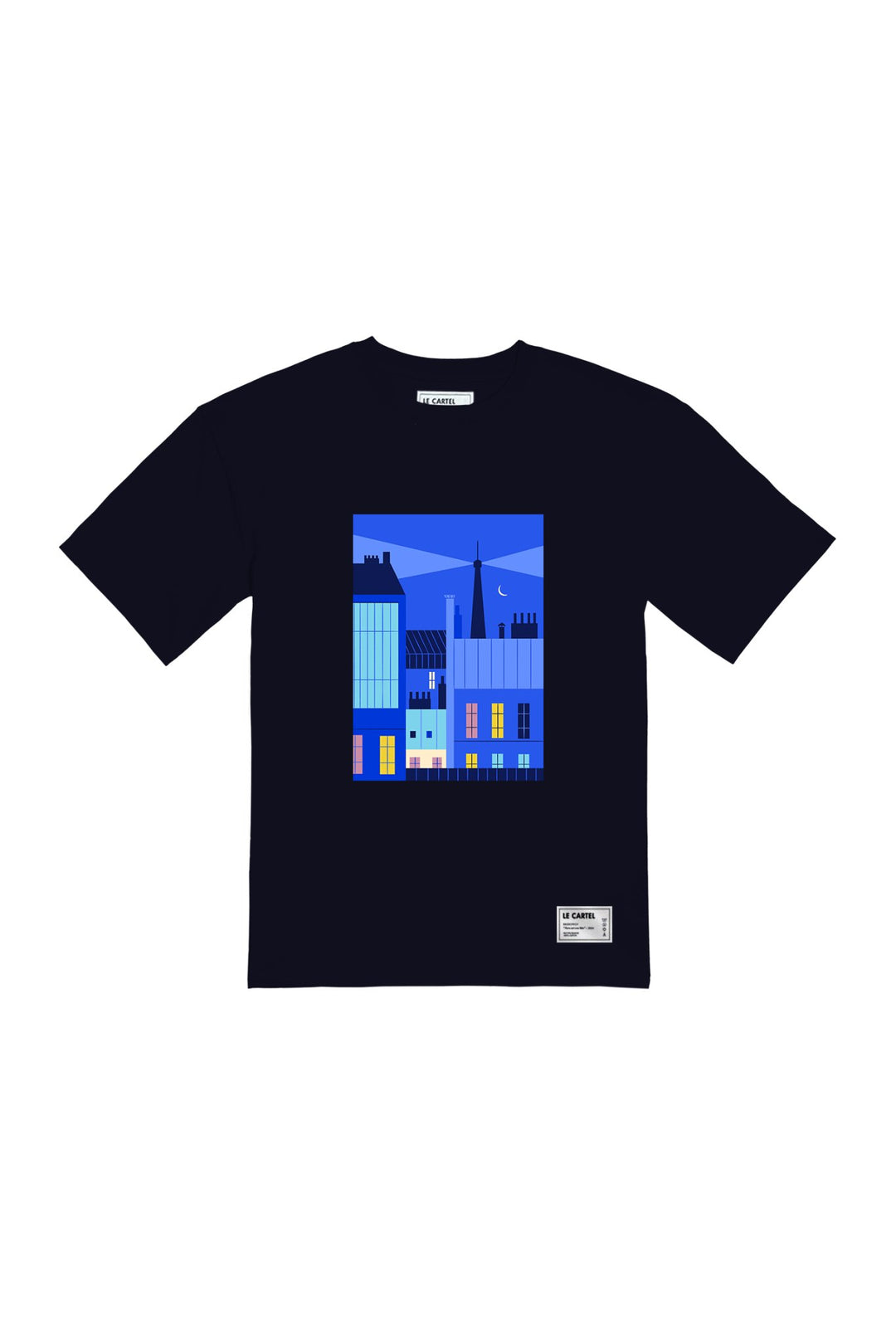 VUE SUR TOUR・T-shirt unisexe・Bleu marine - Le Cartel