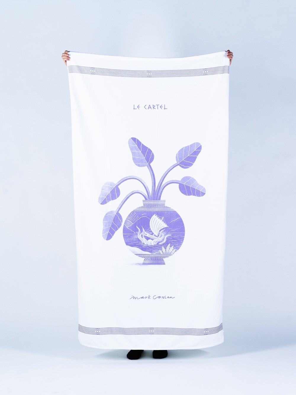 KRAKEN・Serviette de bain・Blanc - Le Cartel