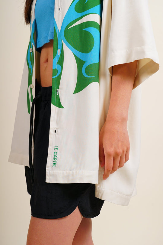 MARIPOSA・Chemise imprimée・Crème - Le Cartel