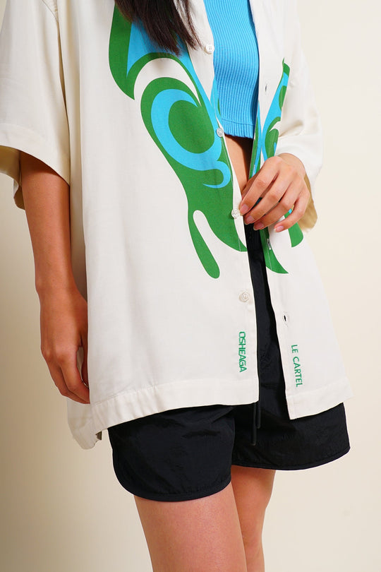 MARIPOSA・Chemise imprimée・Crème - Le Cartel