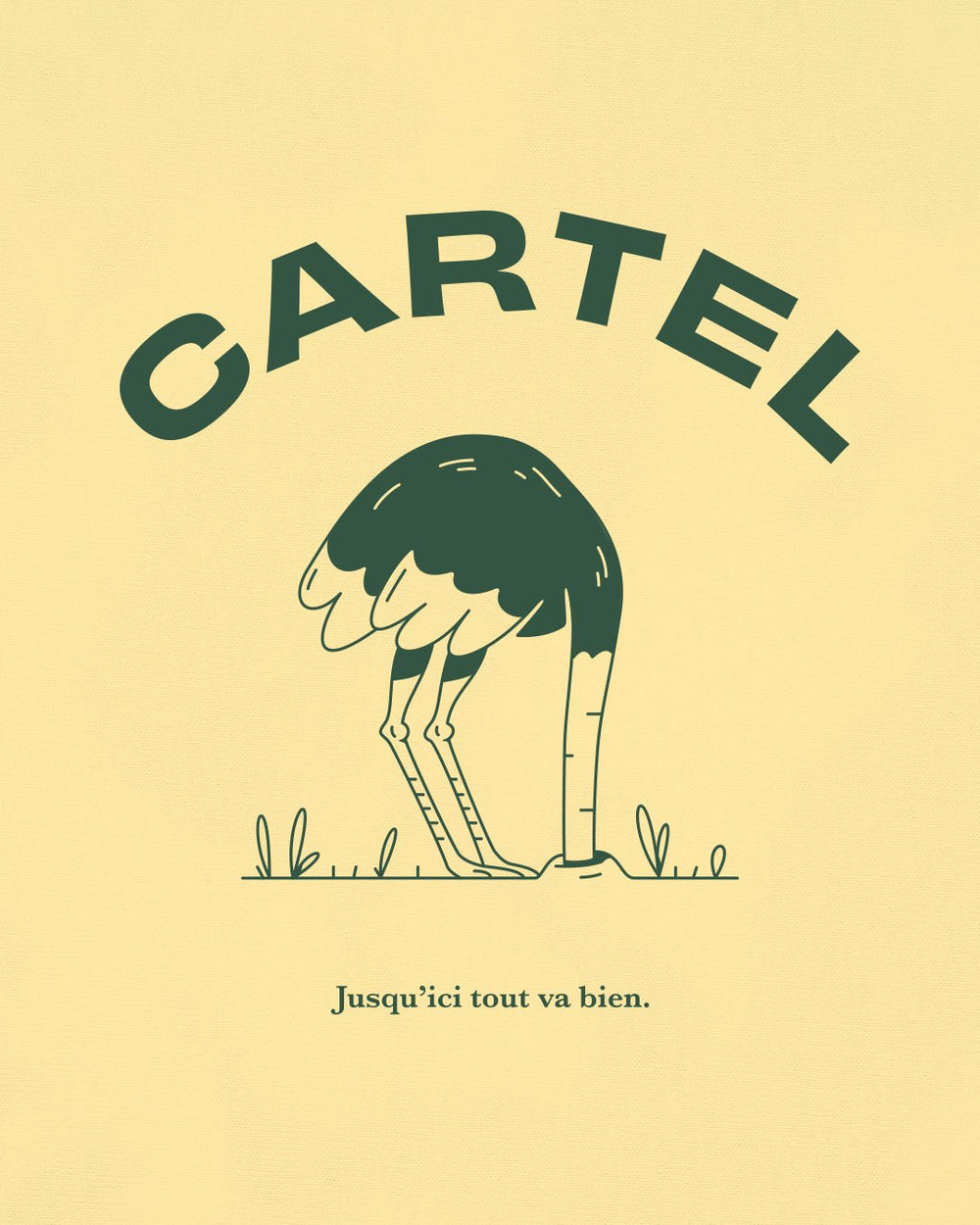 TOUT VA BIEN・T-shirt unisexe・Jaune - Le Cartel